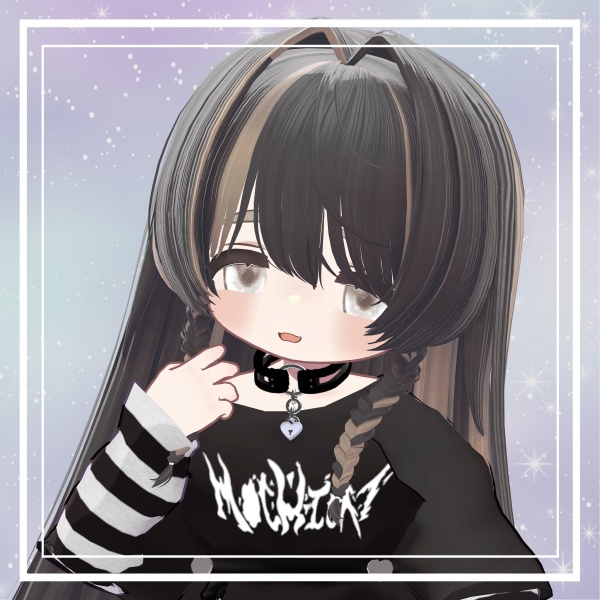 【4日間限定セール】【9アバター対応(全アバター対応可能)】もこもこクリアチョーカー(Fluffy Clear Choker)