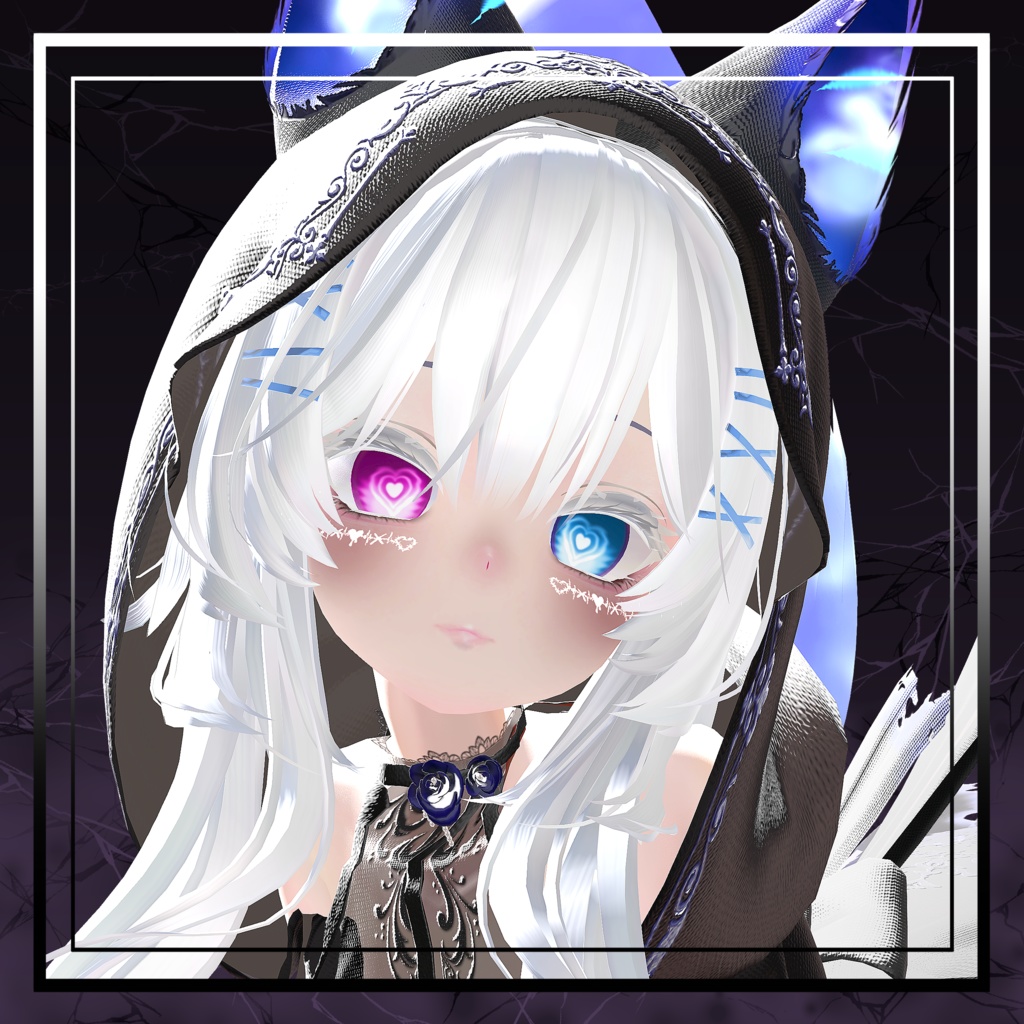 【16アバター対応】心拍ハロウィンメイク