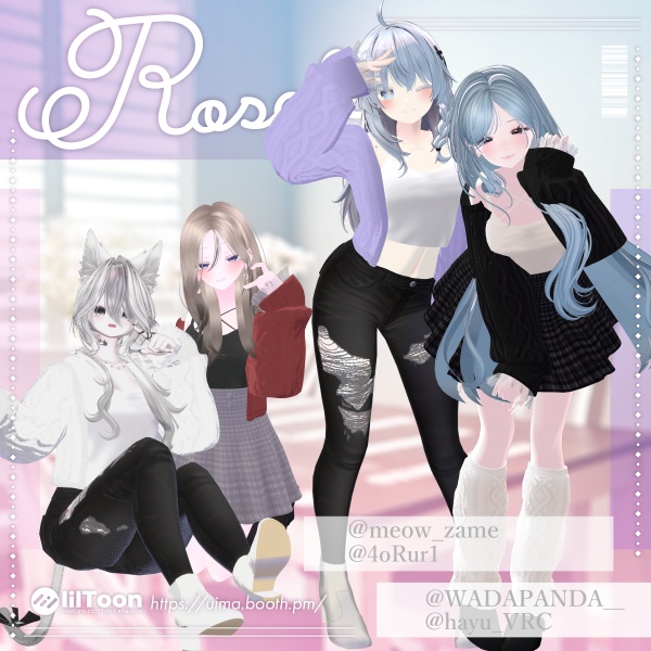 【販売開始セール】【5アバター対応】◇Roselle◇春待ちのまどろみ