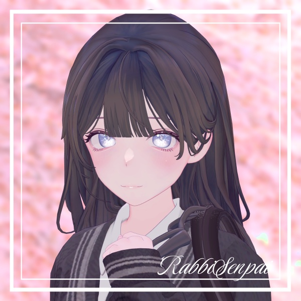 【セール】【18アバター対応】Bouquet 桜◇瞳テクスチャ+動く発光テクスチャ◇ eyetexture unitypackage