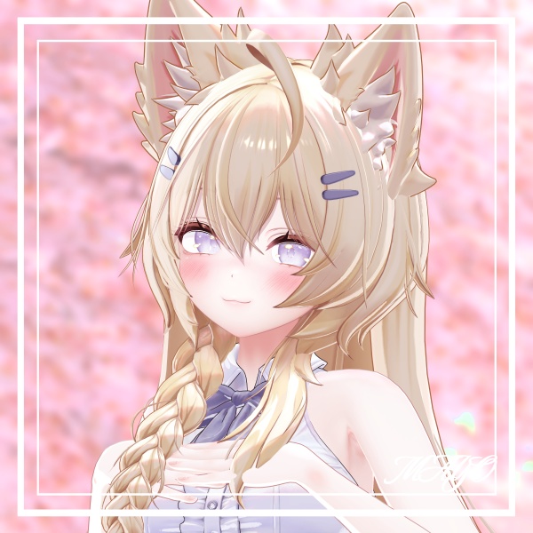 【セール】【18アバター対応】Bouquet 桜◇瞳テクスチャ+動く発光テクスチャ◇ eyetexture unitypackage