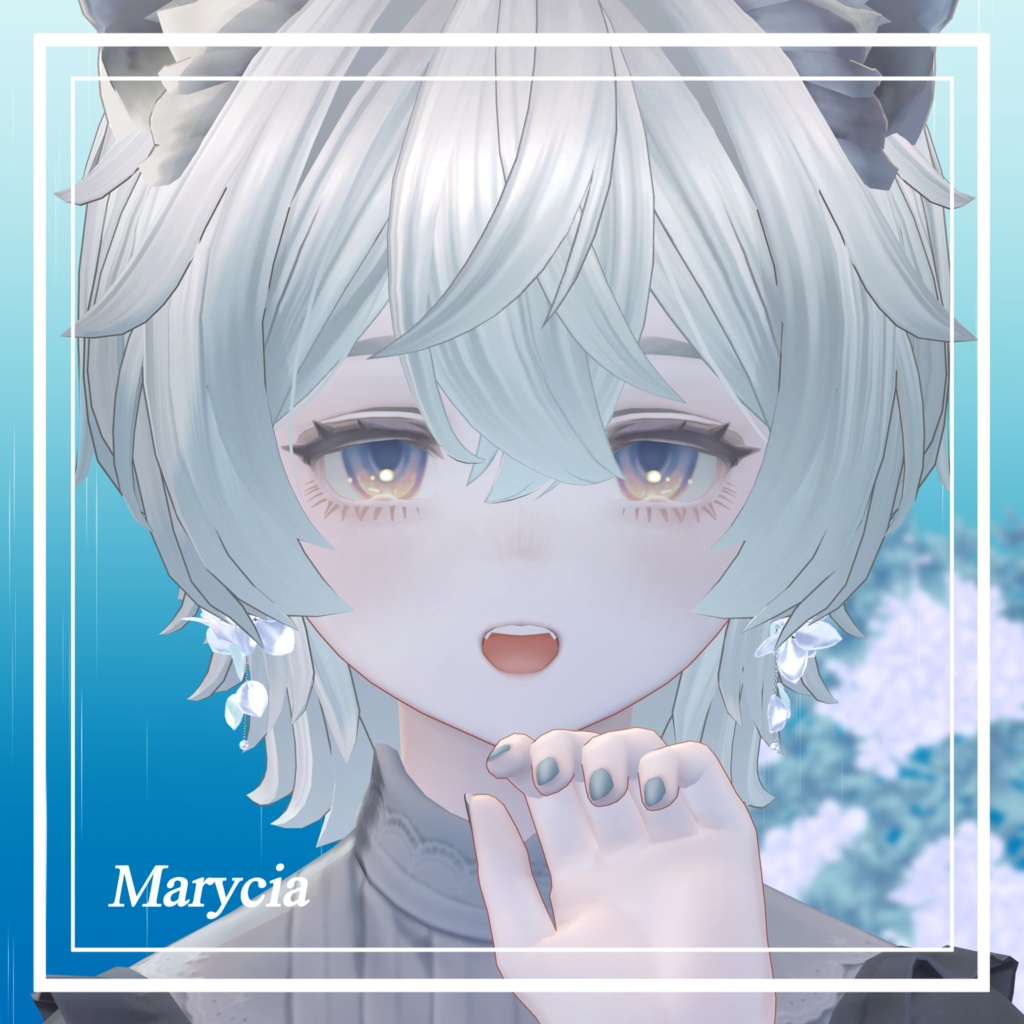 【販売開始セール】【10アバター対応】◇Bouquet 紫陽花◇ボディピアス Earrings