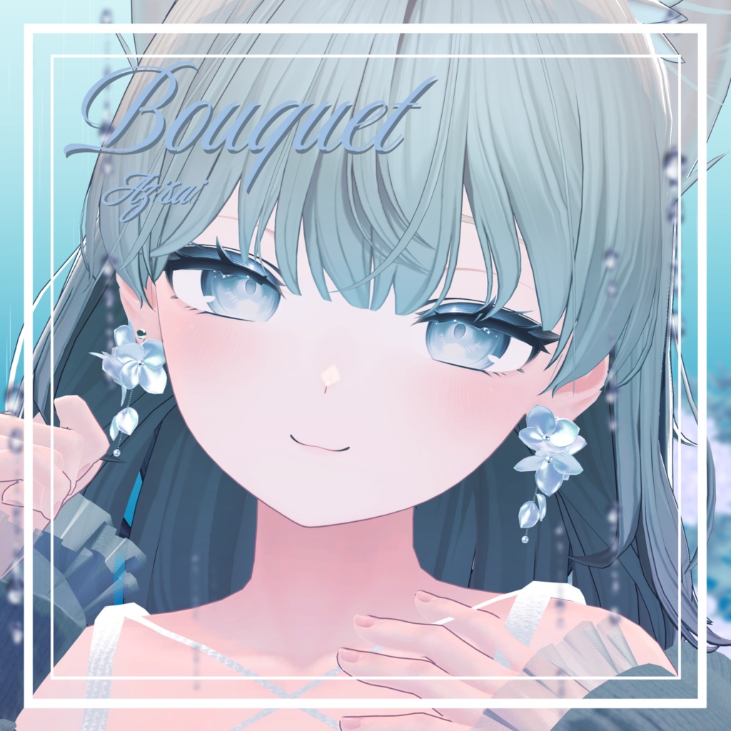 【販売開始セール】【10アバター対応】◇Bouquet 紫陽花◇ボディピアス Earrings