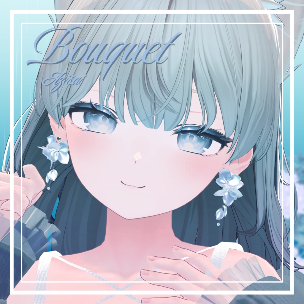【販売開始セール】【10アバター対応】◇Bouquet 紫陽花◇ボディピアス Earrings