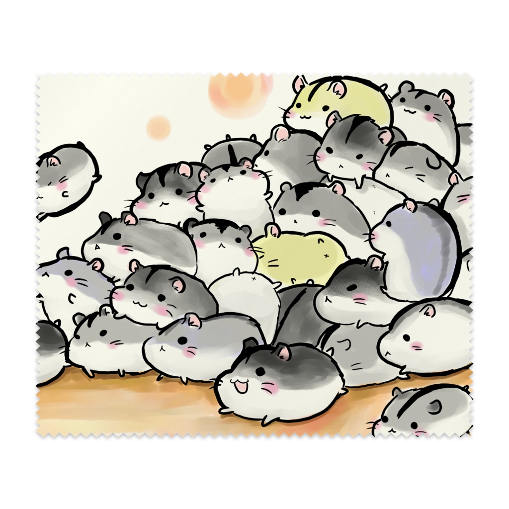ハムメガネ拭き「ぎっしり」