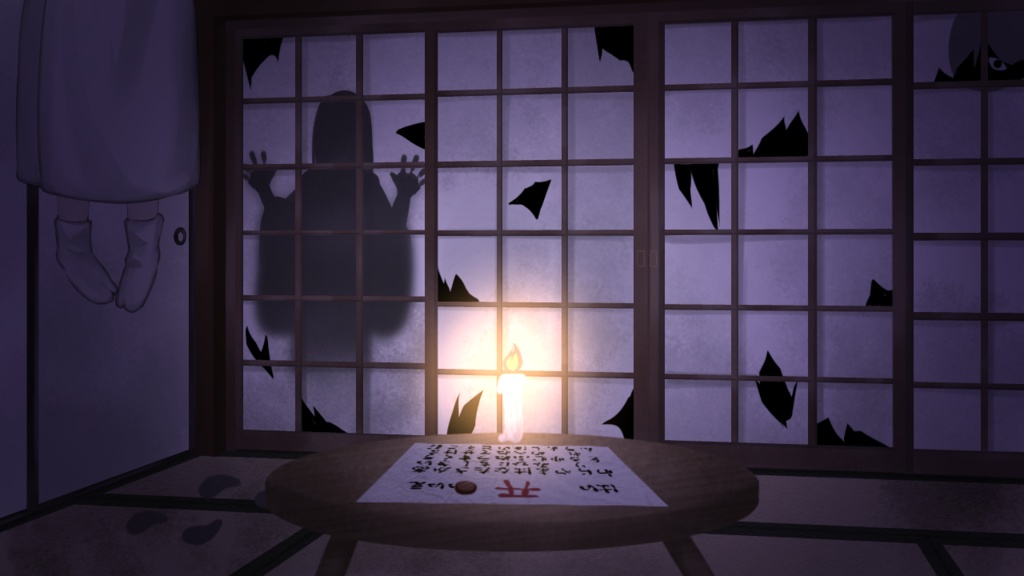 【VTuber】動く!和風ホラー背景