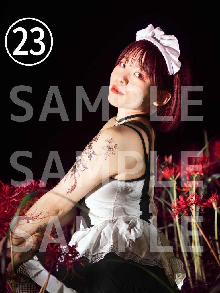 【チェキ販売中！】㉓彼岸花✕メイド❤