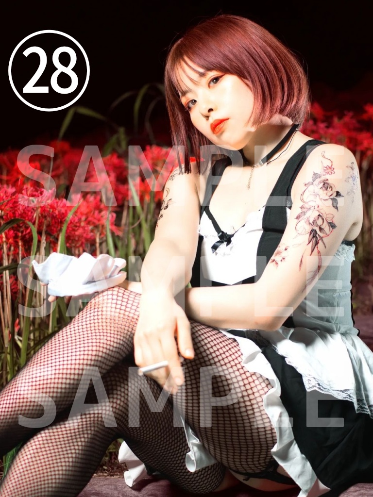 【チェキ販売中！】㉘彼岸花✕メイド❤