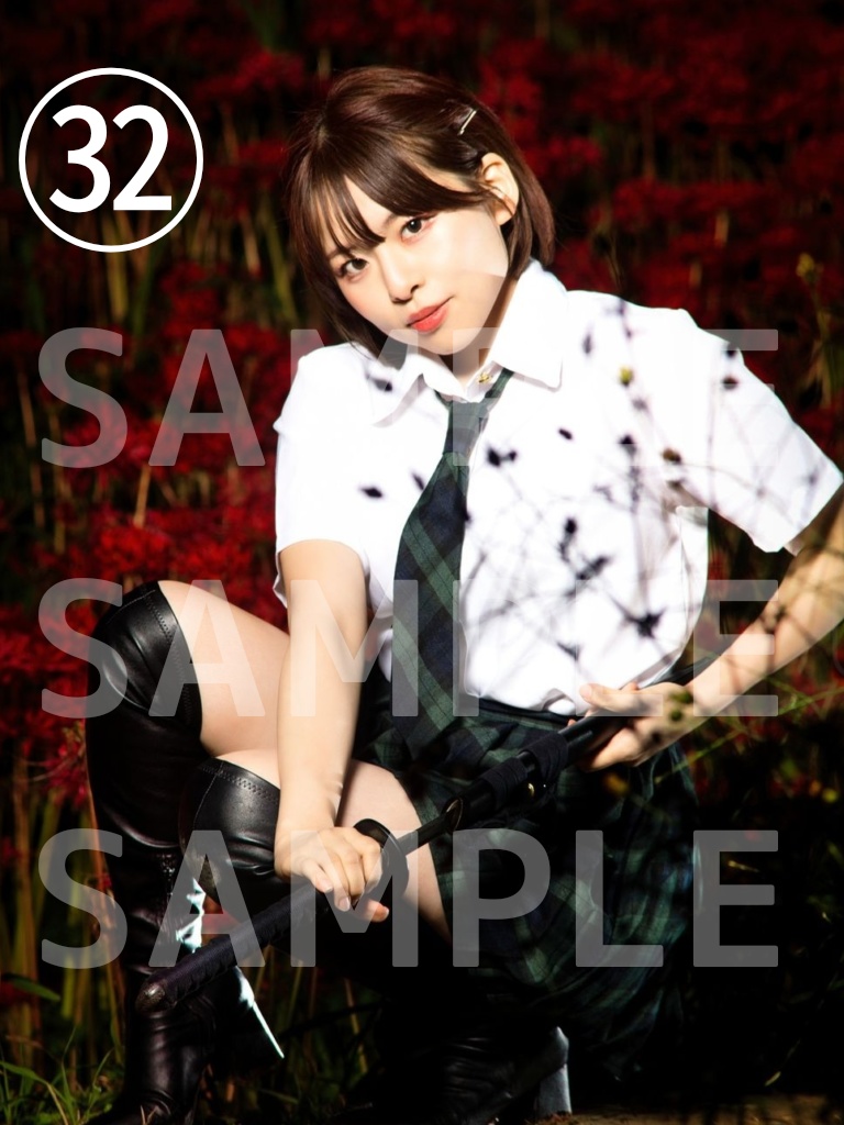 【チェキ販売中！】㉜彼岸花✕制服コスプレ🩵