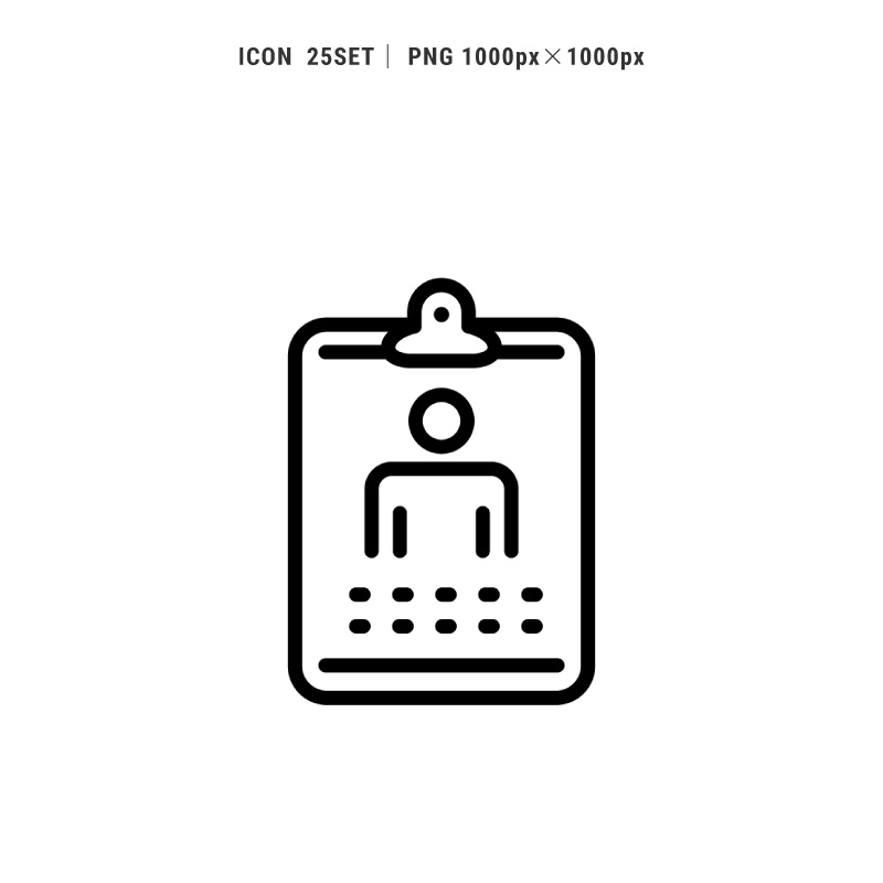 【アイコン04 25セット】PNG/背景透明 1000px × 1000px