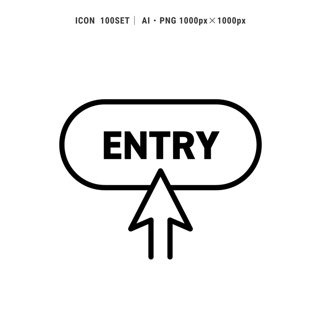 【ベクター アイコン 100セット】.ai/アドビ イラストレーター & PNG/背景透明 1000px × 1000px