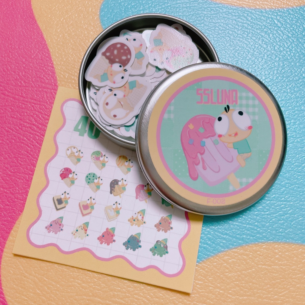 缶付きフレークシール