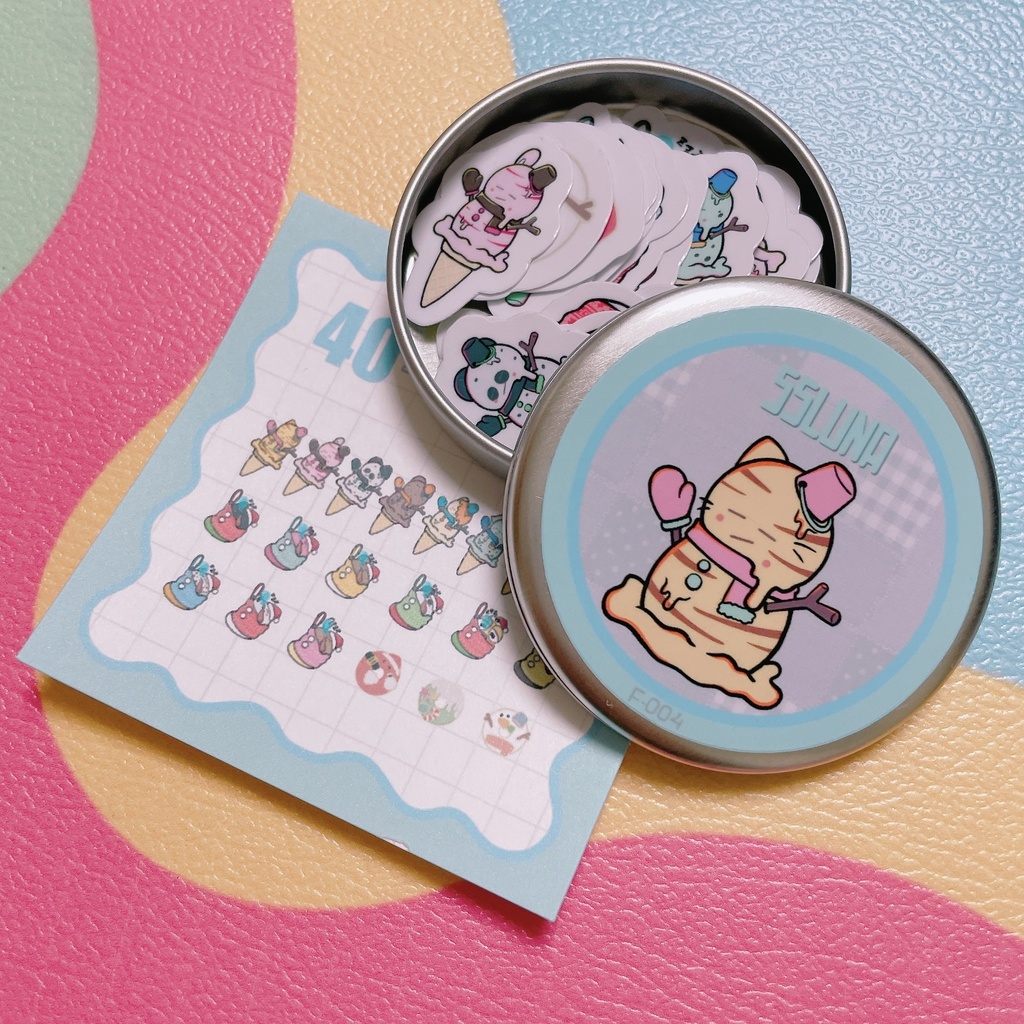 缶付きフレークシール