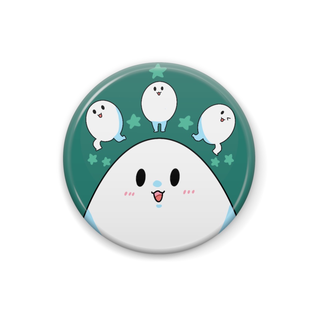 かくに三昧缶バッチ