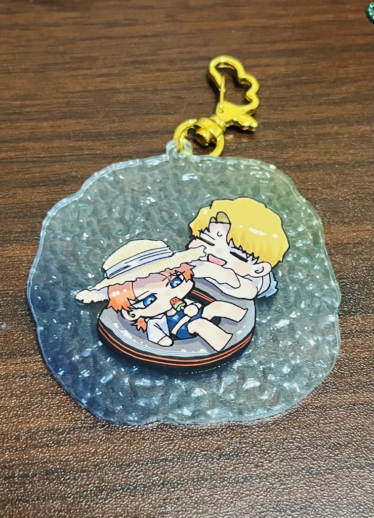 フラクロ夏波アクキー