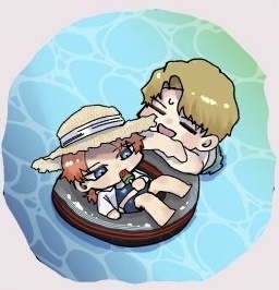 フラクロ夏波アクキー