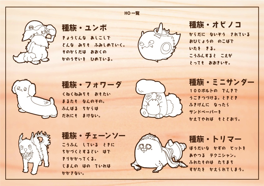 オリジナルTRPGシナリオ「モリとケモノ」