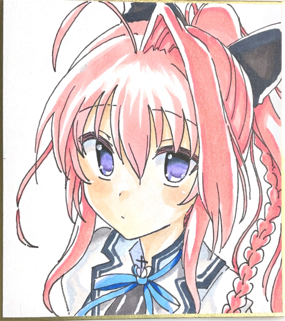 【ましろ色シンフォニー】紗凪ちゃん色紙