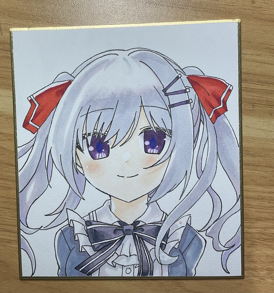 【ハミダシクリエイティブ】聖莉々子色紙