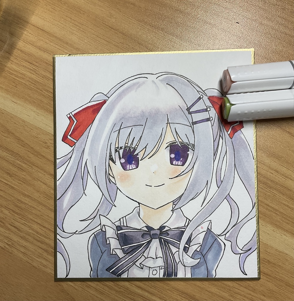 【ハミダシクリエイティブ】聖莉々子色紙