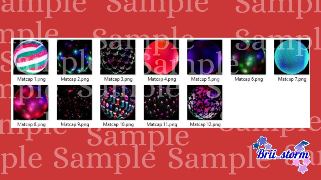 12 Christmas & Winter Matcaps (Commercial License Available)