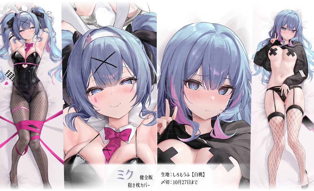 【終了】ラビホミク 抱き枕カバー(健全版)