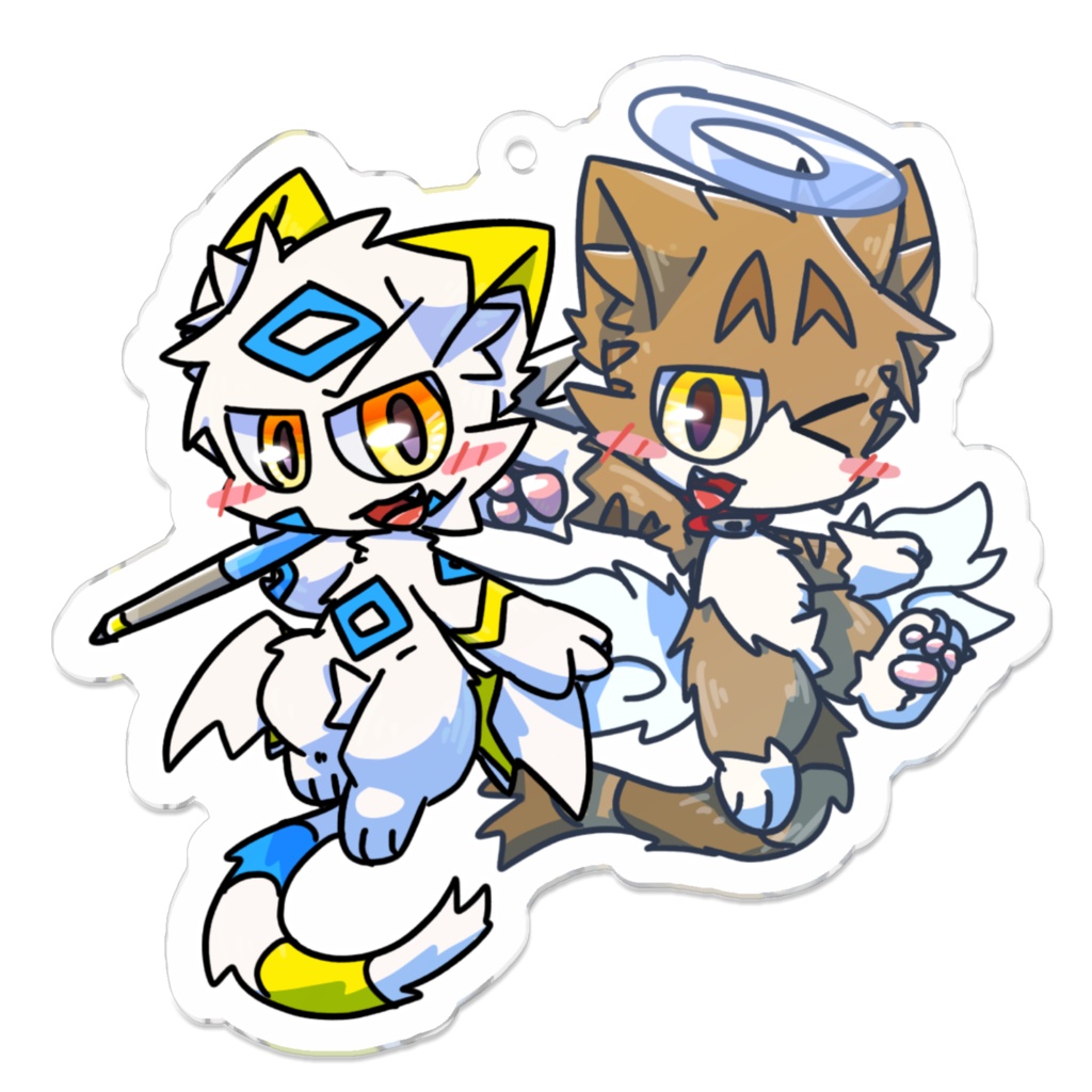 オリキャラ：ソラ&スカイ アクリルキーホルダー