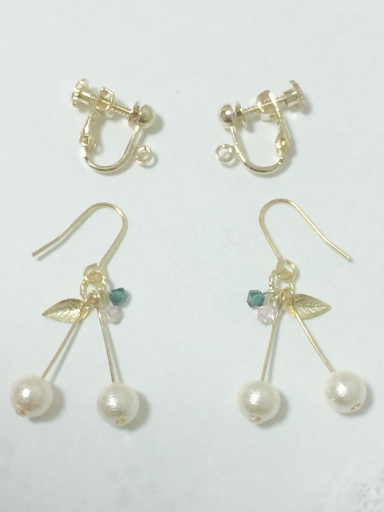 さくらんぼピアス(イヤリング)