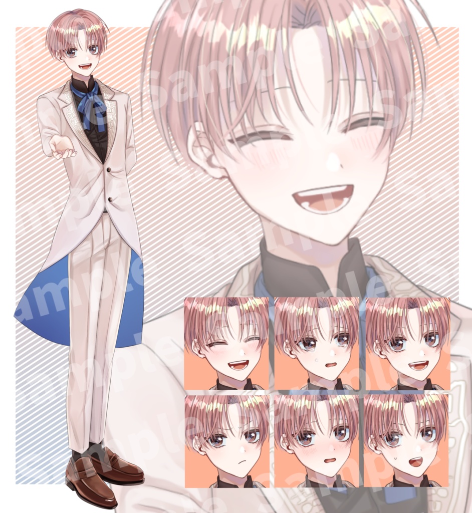 立ち絵素材②:少年少女4種【セット売り有】