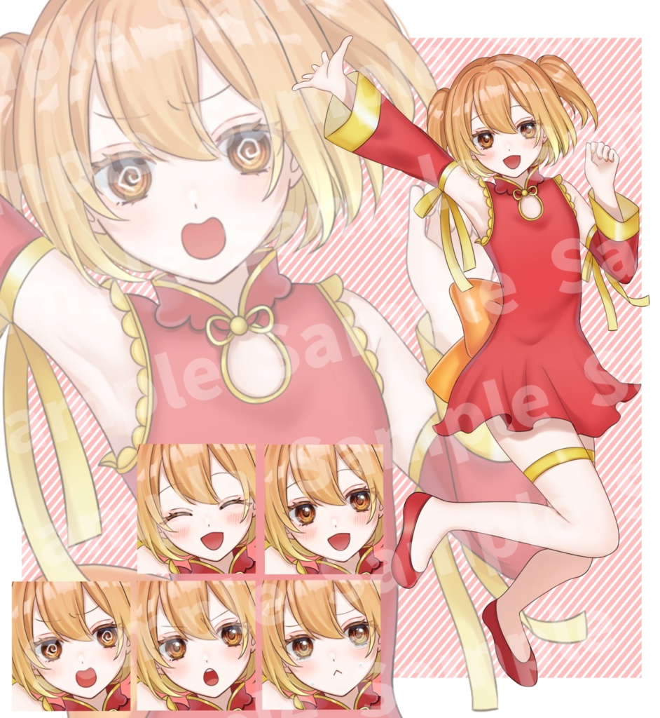 立ち絵素材②:少年少女4種【セット売り有】