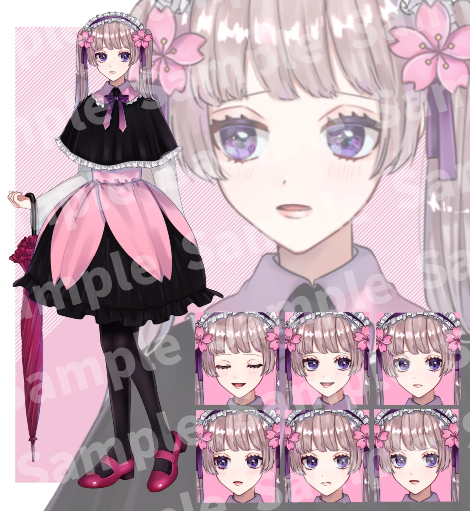 立ち絵素材①:女性4種【セット売り有】