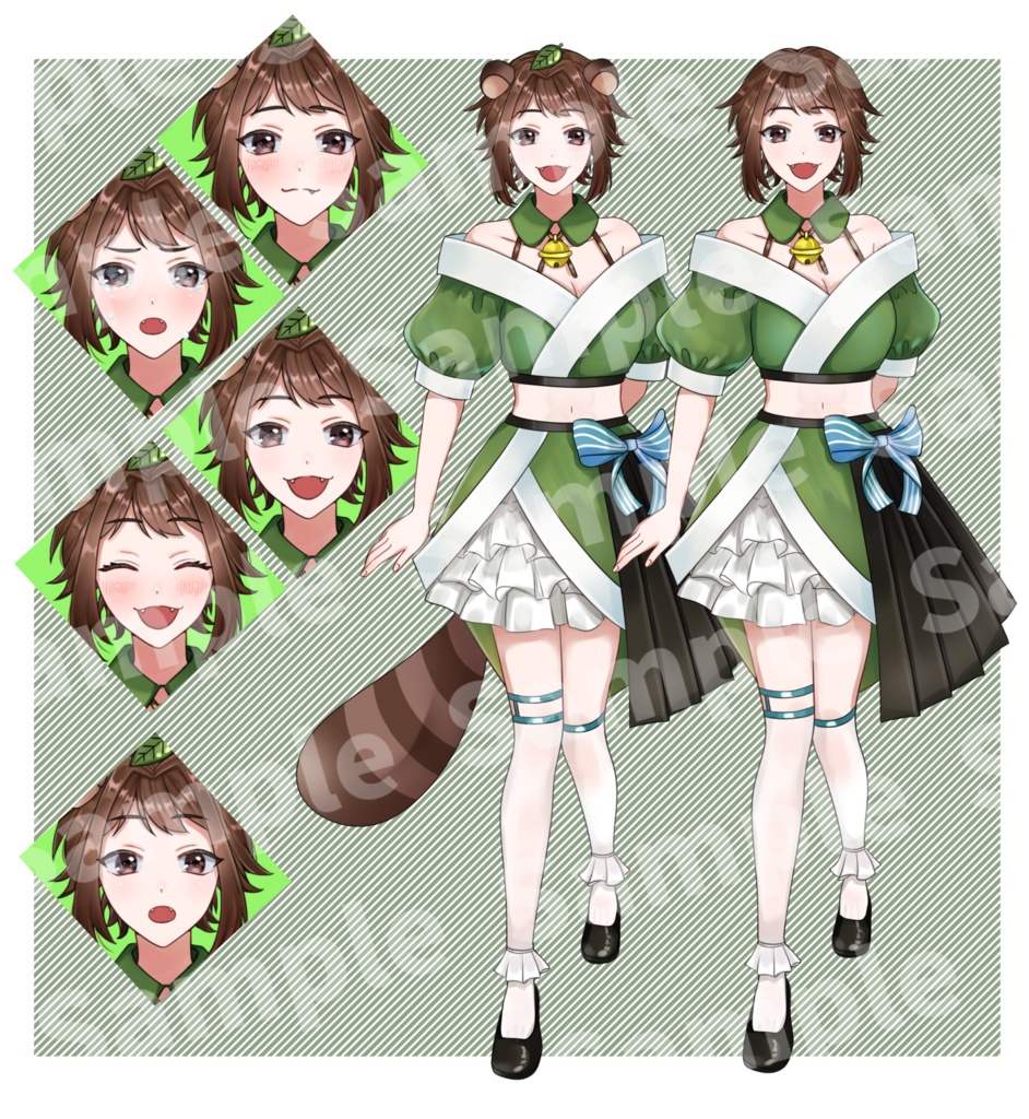 立ち絵素材①:女性4種【セット売り有】