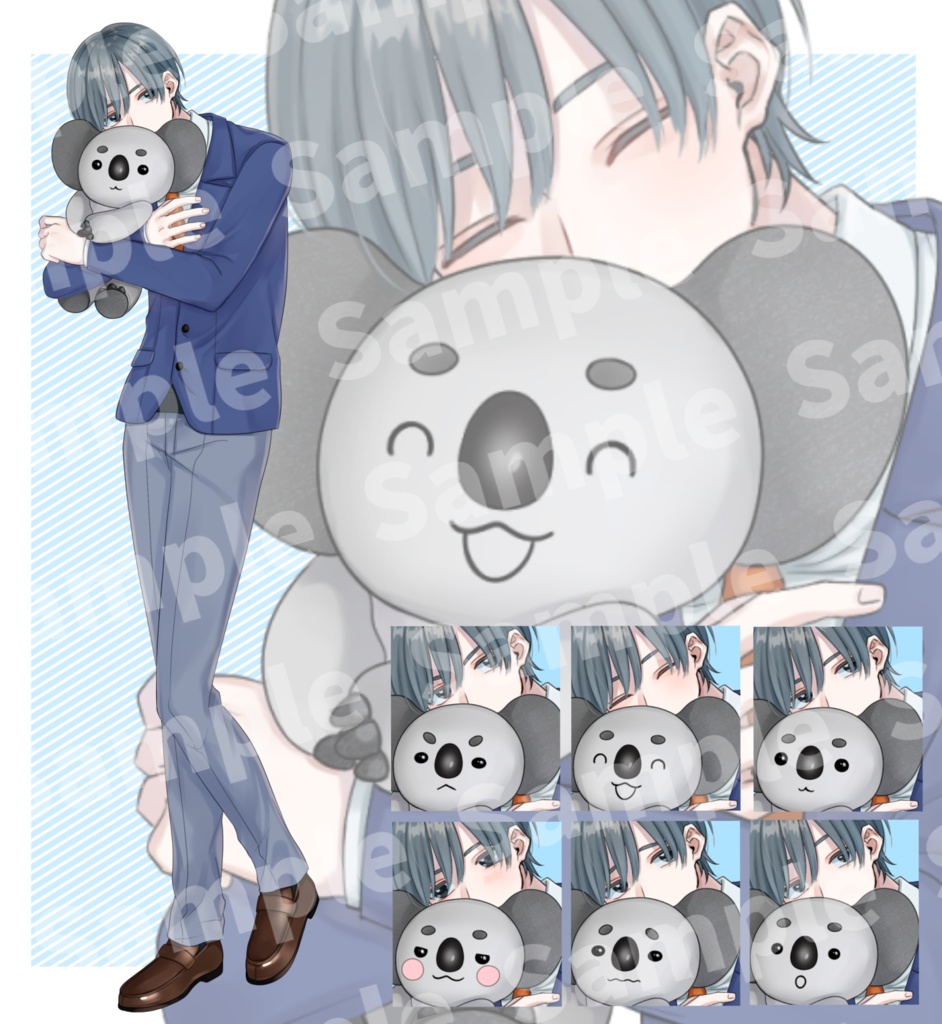 立ち絵素材③:学生4種【セット売り有】