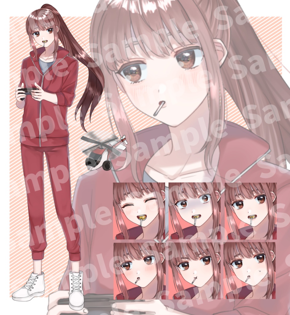 立ち絵素材③:学生4種【セット売り有】