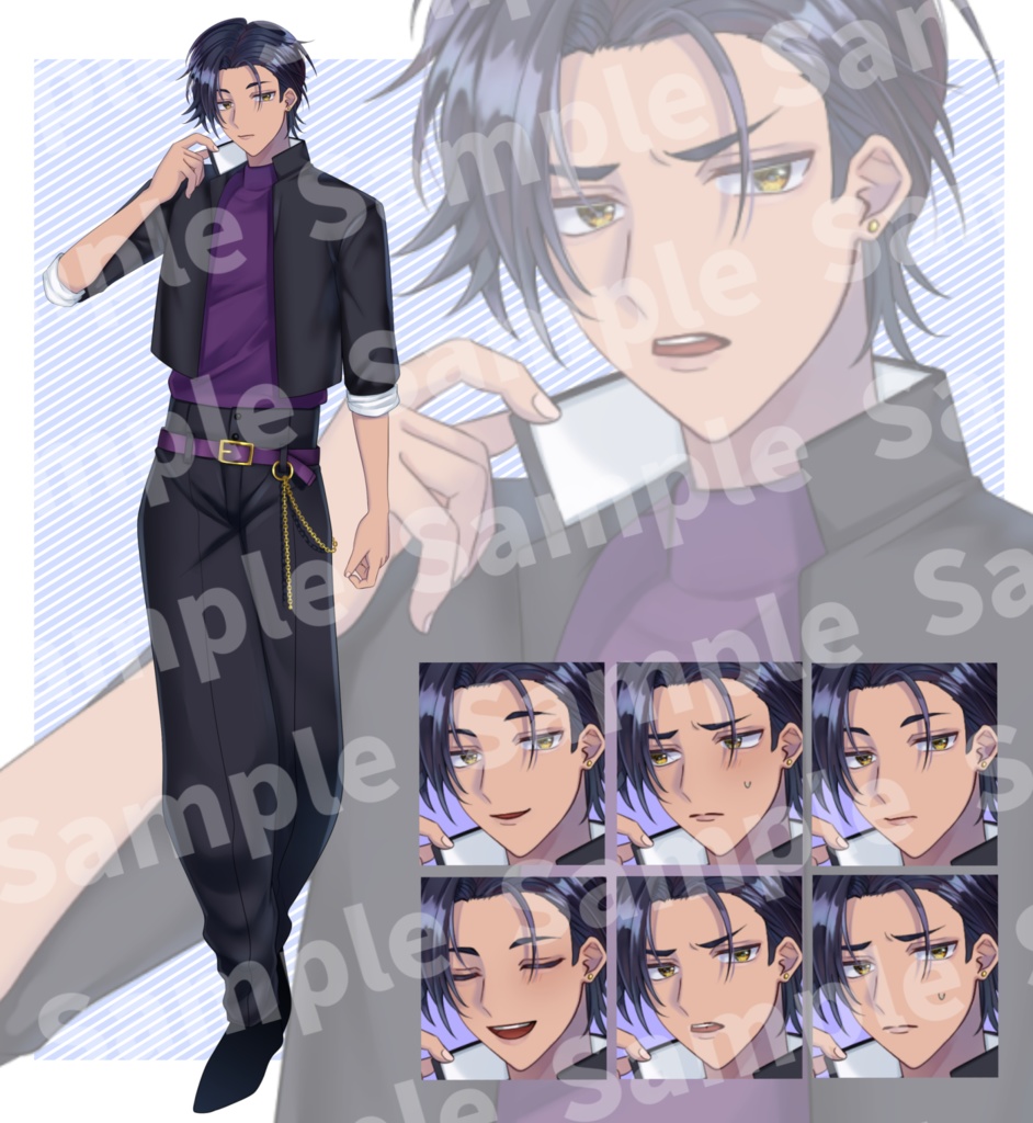 立ち絵素材③:学生4種【セット売り有】