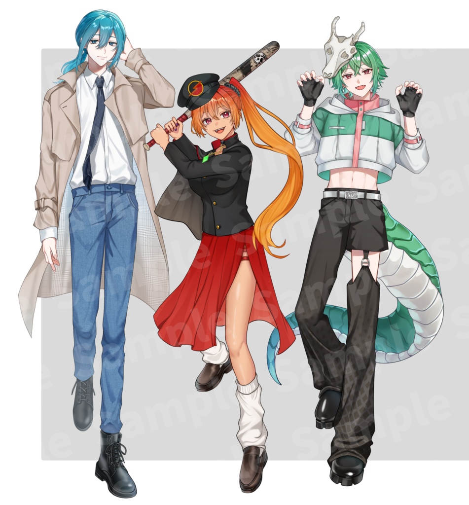 【コミッション】立ち絵イラスト制作