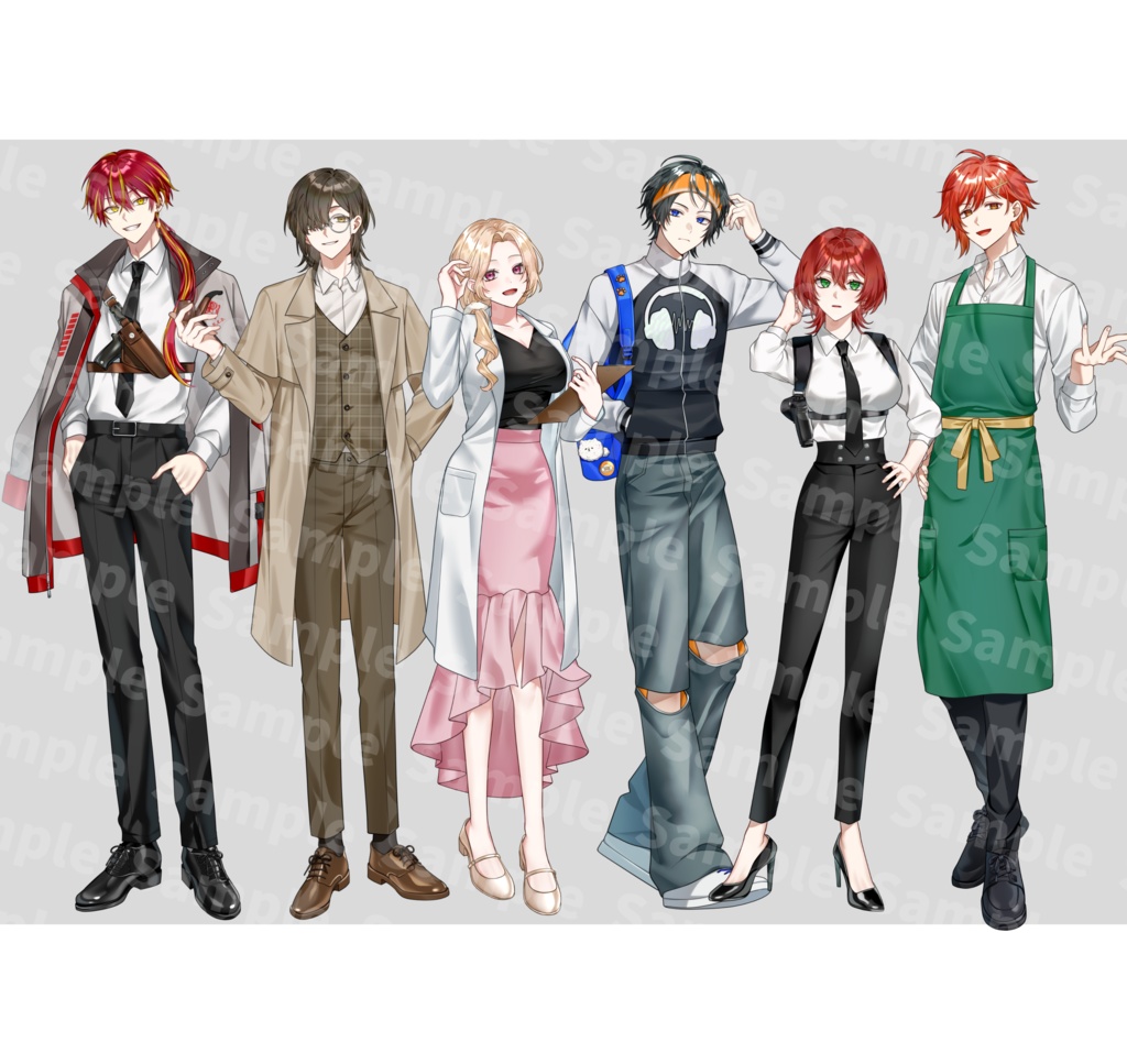 【コミッション】立ち絵イラスト制作