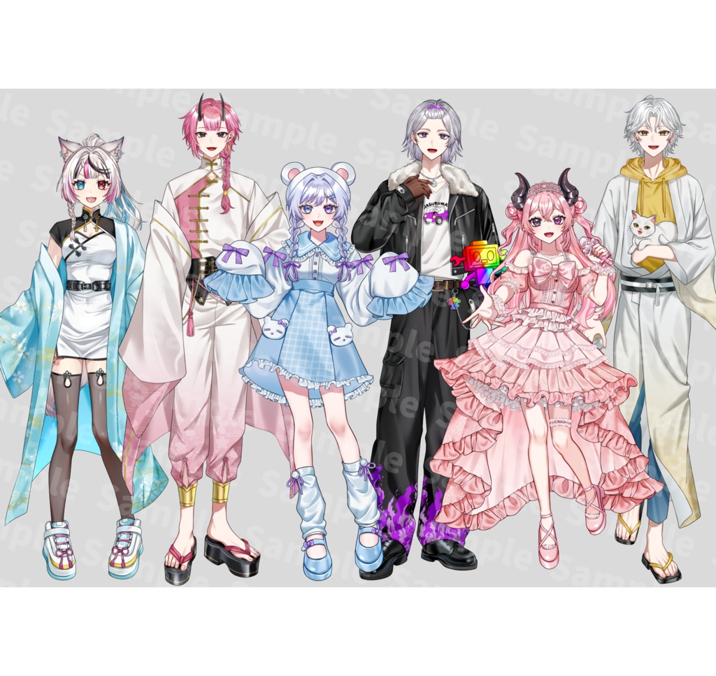 【コミッション】立ち絵イラスト制作