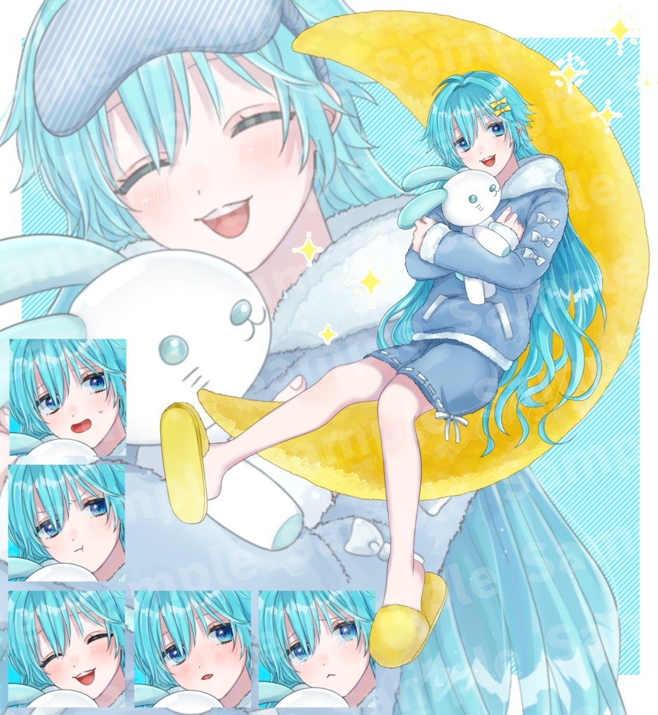 立ち絵素材⑥:男女4種【セット売り有】