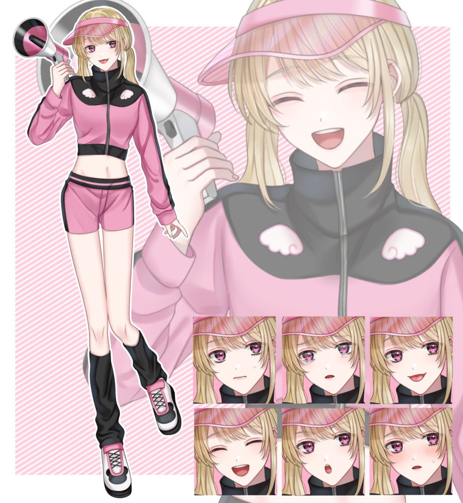 立ち絵素材⑧:男女4種【セット売り有】