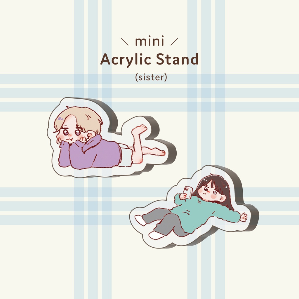 mini アクリルスタンド（はるちゃん姉妹）