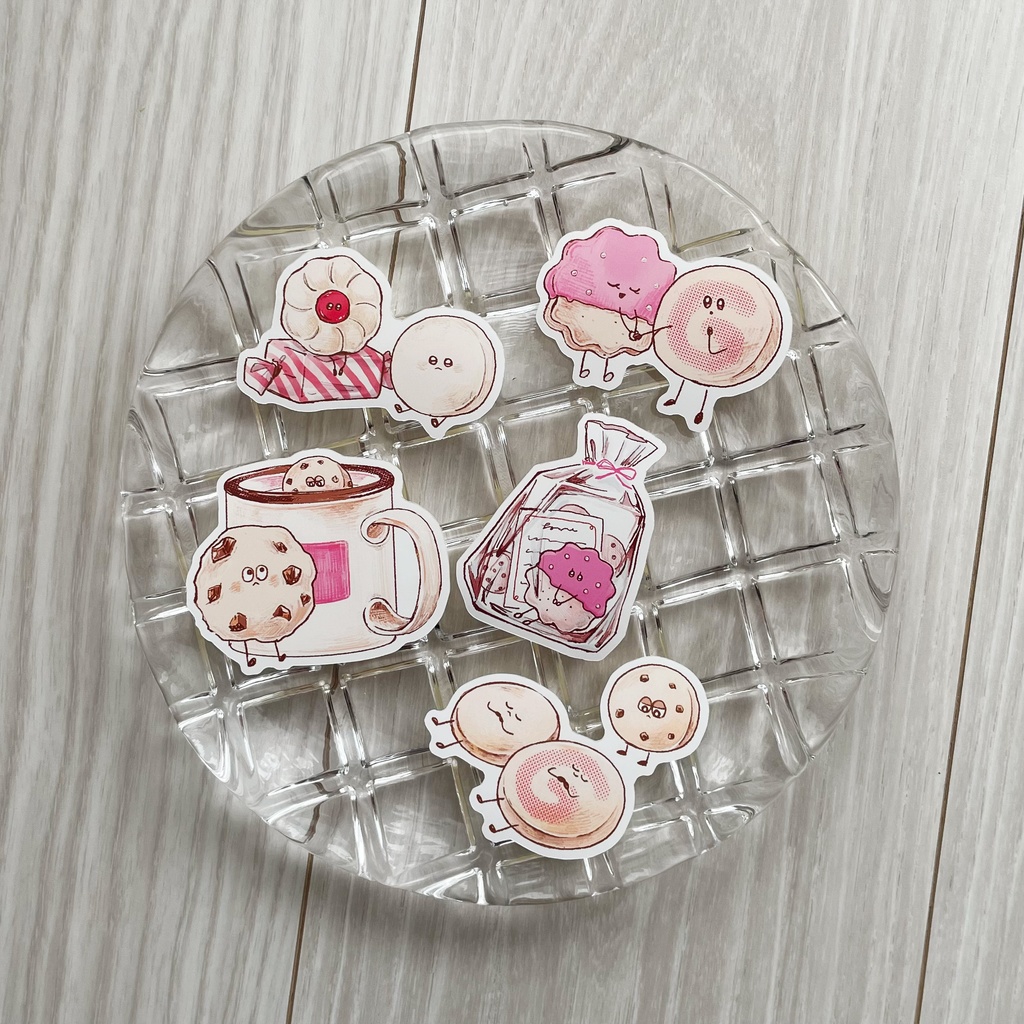 クッキーたちの様子を覗き見!ステッカー