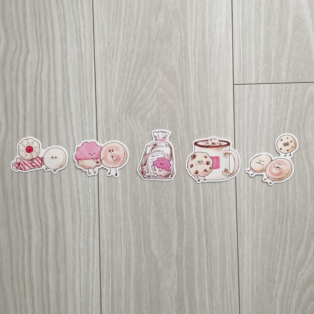 クッキーたちの様子を覗き見!ステッカー