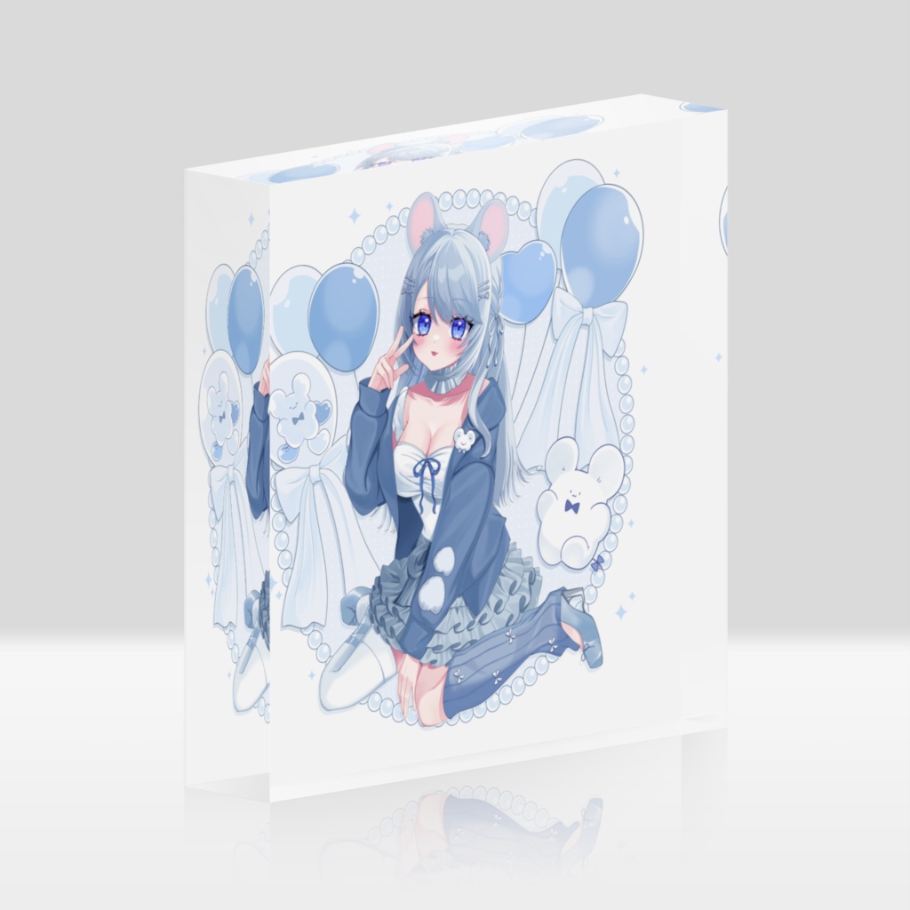2周年記念アクリルブロック