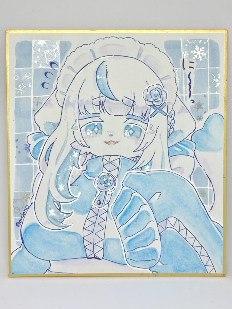 【ミニ色紙】ジャージメイドノエル