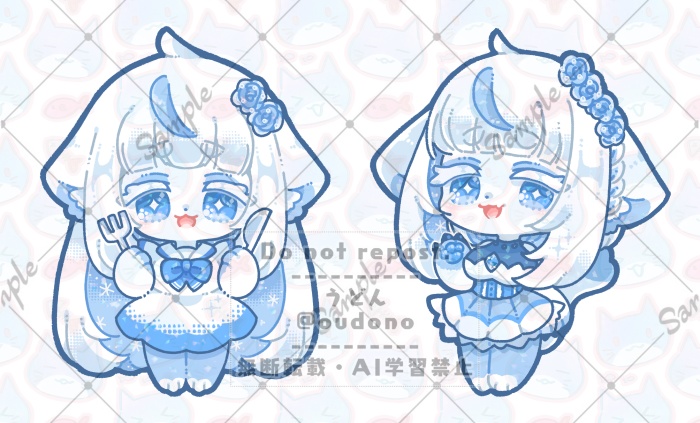 【5月4日まで受注販売受付中】ちびノエル&ノエルアクリルブロック