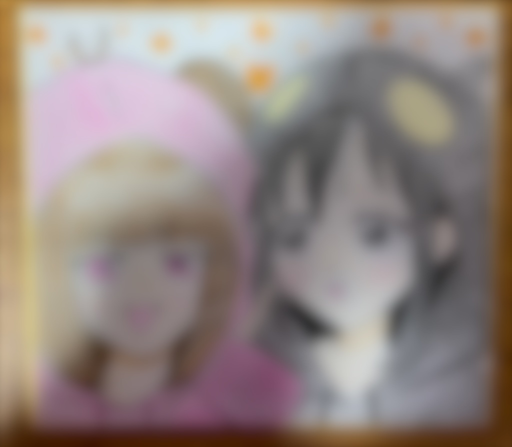 ギフトのお礼イラスト色紙