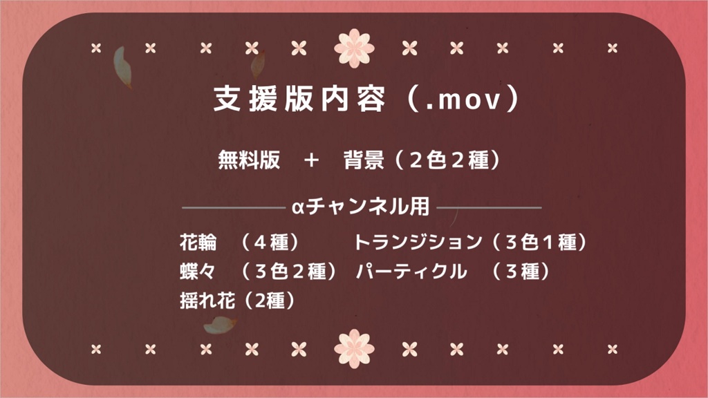 【無料版有】春素材セット