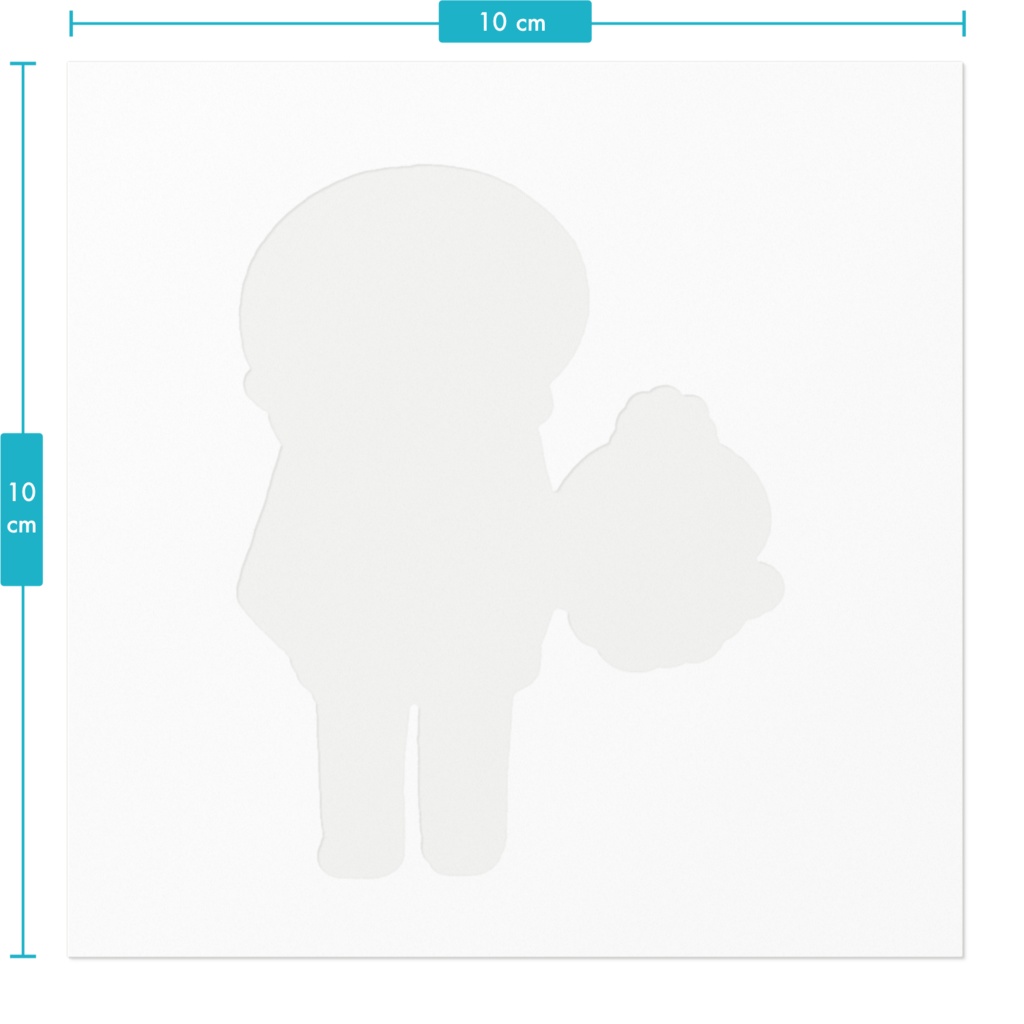 かふんちゃんとユズル君ステッカー