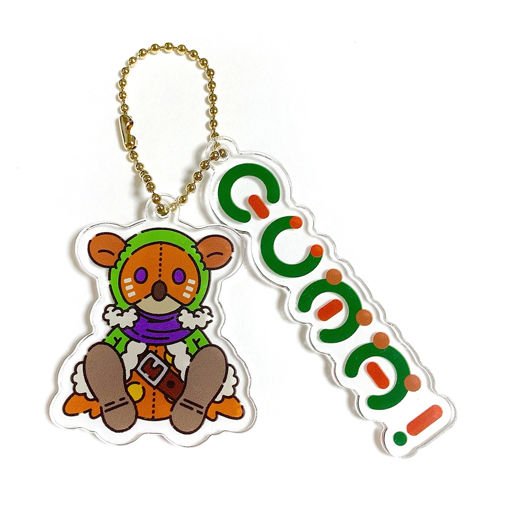 アナグマ アクリルキーホルダー